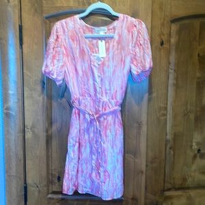 Cloth and Stone dress- pink marble